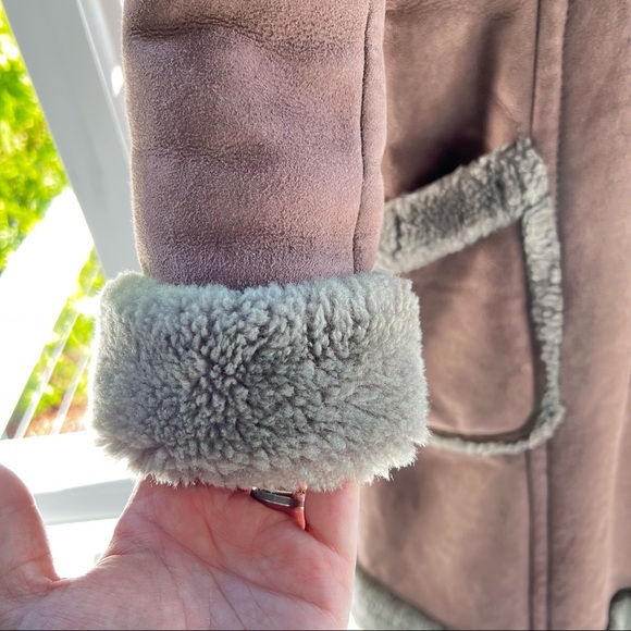 VINTAGE Shearling Coat circa 1960s Canada - Picture 2 of 12